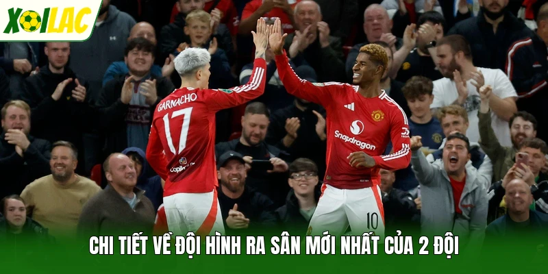 Chi tiết về đội hình ra sân mới nhất của 2 đội
