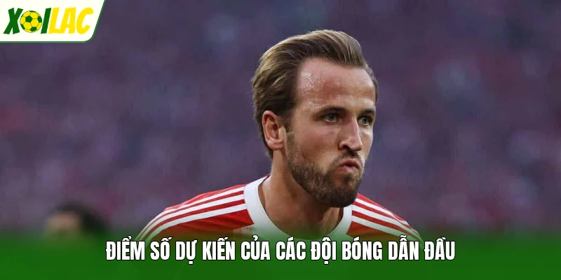 Điểm số dự kiến của các đội bóng dẫn đầu