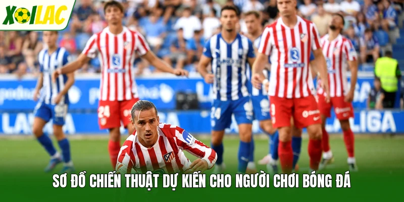 Sơ đồ chiến thuật dự kiến cho người chơi bóng đá